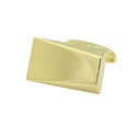 Gold Wedge Cufflinks