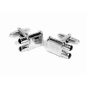 Twin Car Exhaust Cufflinks