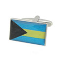 Bahamas Flag Cufflinks