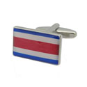 Costa Rica Flag Cufflinks