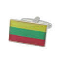 Lithuania Flag Cufflinks
