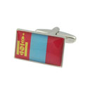 Mongolia Flag Cufflinks