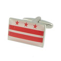 District of Colombia Flag Cufflinks