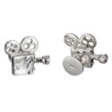 Sterling Movie Projector Cufflinks