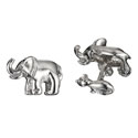 Sterling Elephant & Mouse Cufflinks