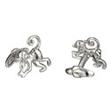 Sterling Monkey & Banana Cufflinks