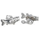 Sterling Fish & Hook Cufflinks