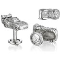 Sterling Lightning McQueen Cufflinks