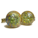 Candy Lemon Murano Glass Cufflinks