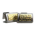 Gold Plated Center Cufflinks