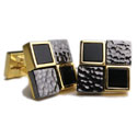 Squared Hematite Cufflinks
