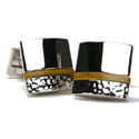 Tigers Eye Band Accented Cufflinks