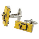 Yellow Taxi Cab Cufflinks