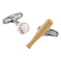 Baseball & Bat Cufflinks
