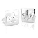 Sterling Fleur De Lis Cufflinks