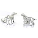 Sterling Labrador Cufflinks