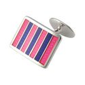 Jailhouse Hot Pink & Purple Cufflinks