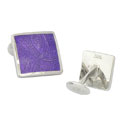 Violet Paisley Cufflinks
