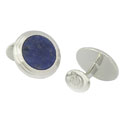 Round Sodalite Cufflinks