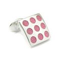 Sterling Dots Design Cufflinks