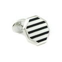 Sterling Hexagon Cufflinks