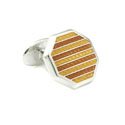Sterling Hexagon Cufflinks