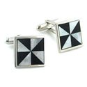 Onyx and Pearl Cufflinks