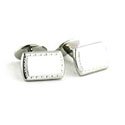 Sterling Rectangular Engraveable Cufflinks