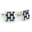 Square Lapis Mosaic Cufflinks