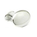 Sterling Oval Engravable Cufflinks