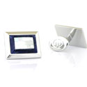 Sodalite  and MOP Cufflinks