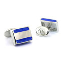 Light Blue Partition Cufflinks