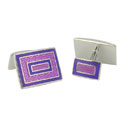 Violet Double Ender Cufflinks