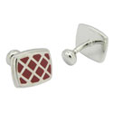 Red Lattice Cufflinks