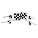 Onyx & Pearl Sterling Silver Stud Set