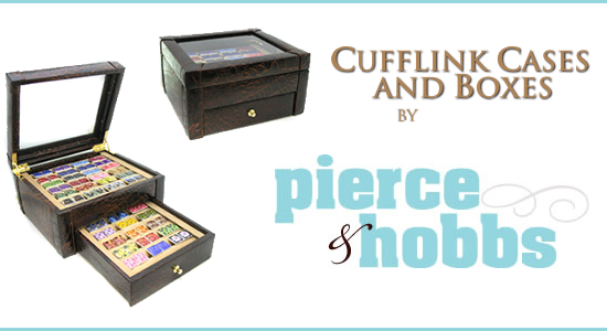 Cufflinks and Cases by Pierce and Hobbs