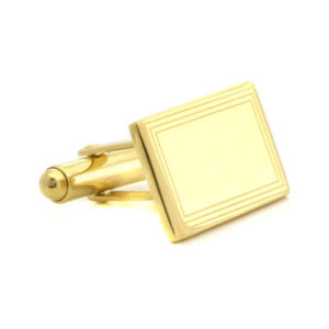 18KT Vermeil Rectangular Cufflinks