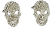 Crystal Skull Cufflinks