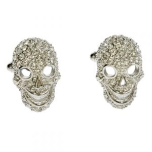 Crystal Skull Cufflinks