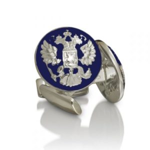 Blue Double Eagle Cufflinks