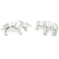 Bear and Bull Cufflinks