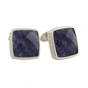 Sodalite Squared Cufflinks