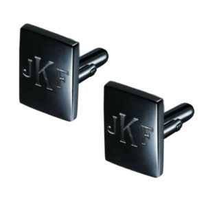 Rectangular Gunmetal Cufflinks