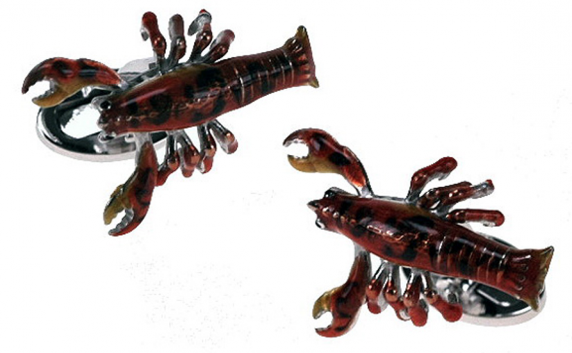 Moving Lobster cufflinks