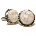 Sun and Moon Face cufflinks - beautiful holiday options