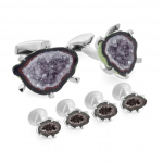 Precious Geode Stud Set