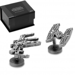 X-Wing & Tie-Fighter cufflinks (Star Wars)