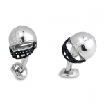 Sterling Silver NFL Helmet Cufflinks