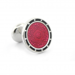 Raspberry Floral BAADE Cufflinks