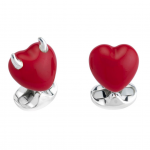 Good and Bad Heart Cufflinks - the perfect Valentine's Day gift